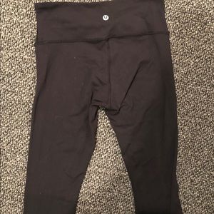 Lululemon, black, Capri, size 4, wunderunders